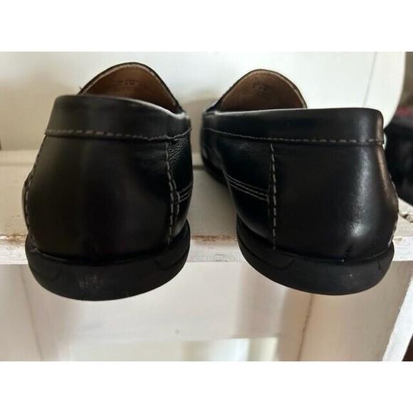 Johnston & Murphy Boys Loafers Size 5M Locklin Venetian Black Leather New - Picture 5 of 6